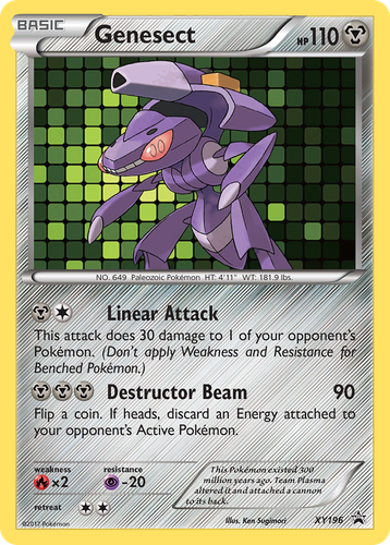 Genesect 196, XY Black Star Promos