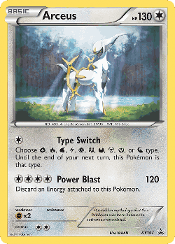 Arceus 197, XY Black Star Promos