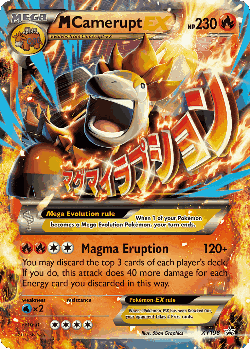 M Camerupt-EX 198, XY Black Star Promos