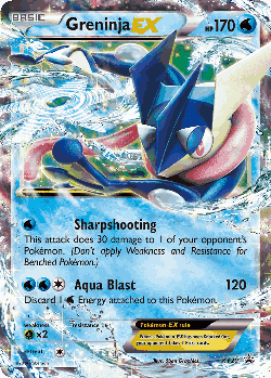 Greninja-EX Pokémon TCG card art