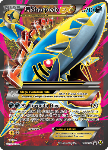 M Sharpedo-EX 200, XY Black Star Promos