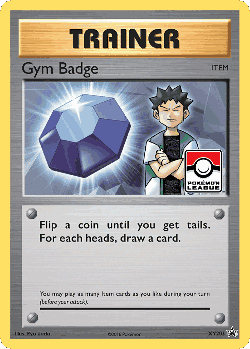 Gym Badge 203, XY Black Star Promos