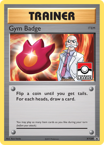 Gym Badge 209, XY Black Star Promos