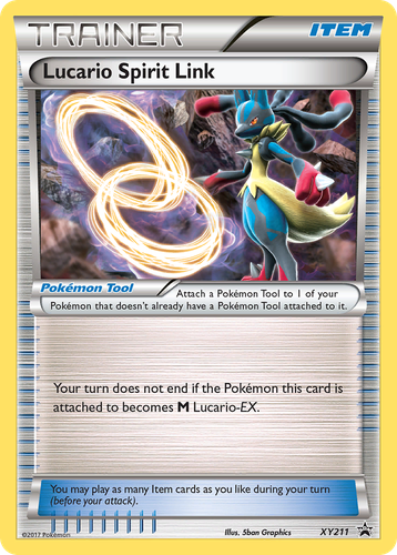 Lucario Spirit Link 211, XY Black Star Promos