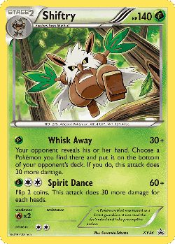 Shiftry Pokémon TCG card art