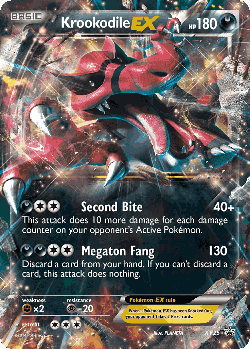 Krookodile-EX 25, XY Black Star Promos