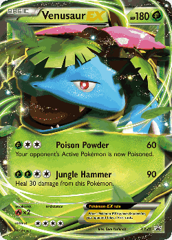 Venusaur-EX 28, XY Black Star Promos