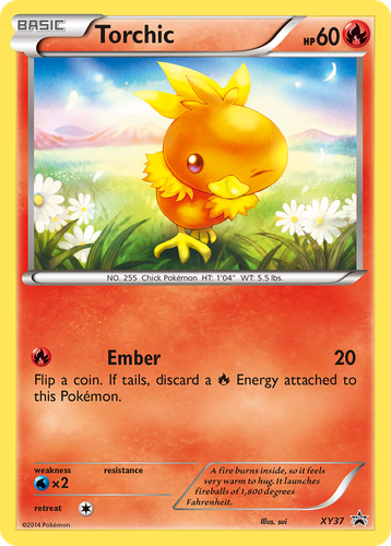 Torchic 37, XY Black Star Promos