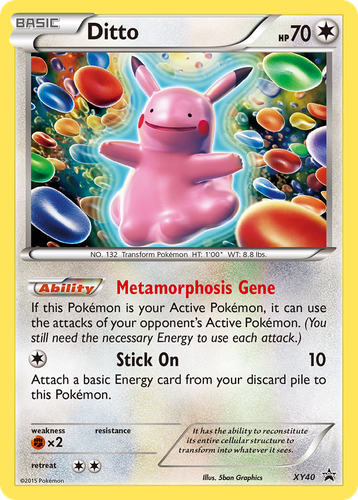 Ditto 40, XY Black Star Promos