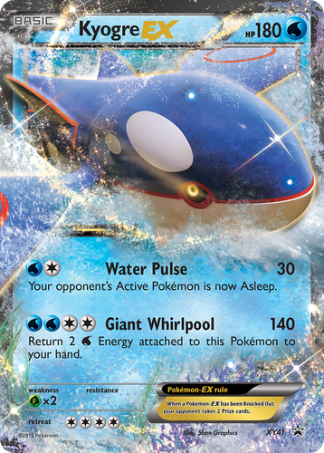 Kyogre-EX 41, XY Black Star Promos