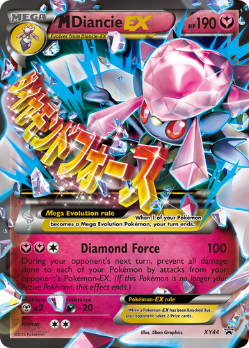 M Diancie-EX 44, XY Black Star Promos