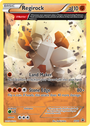 Regirock 49, XY Black Star Promos