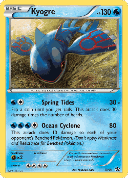 Kyogre 51, XY Black Star Promos