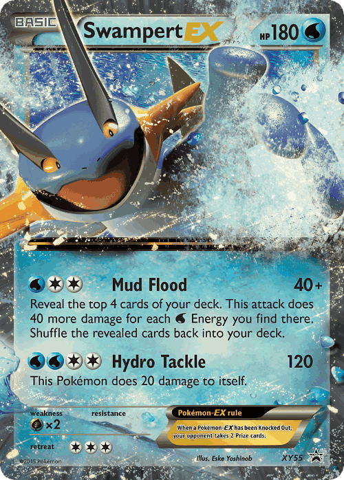 Swampert-EX 55, XY Black Star Promos