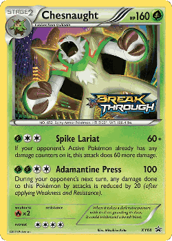 Chesnaught 68, XY Black Star Promos