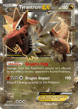 Tyrantrum-EX 70, XY Black Star Promos