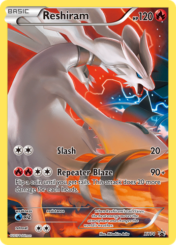 Reshiram 74, XY Black Star Promos
