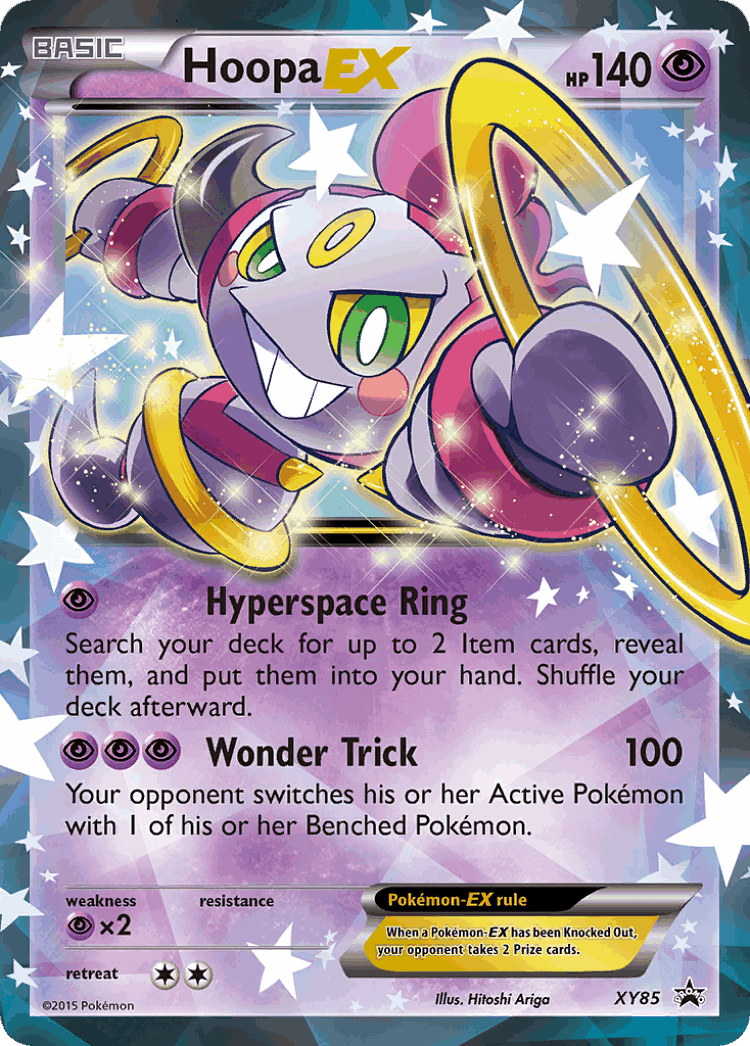 Hoopa-EX #85 from XY Black Star Promos - Promo - Illustrated by Hitoshi Ariga