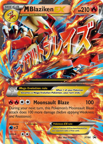 M Blaziken-EX 86, XY Black Star Promos