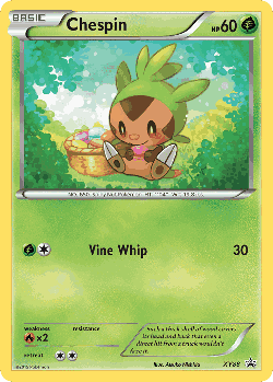Chespin 88, XY Black Star Promos