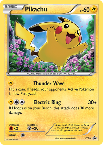 Pikachu 89, XY Black Star Promos