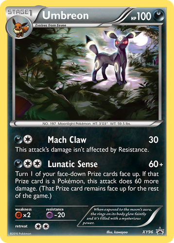 Umbreon 96, XY Black Star Promos