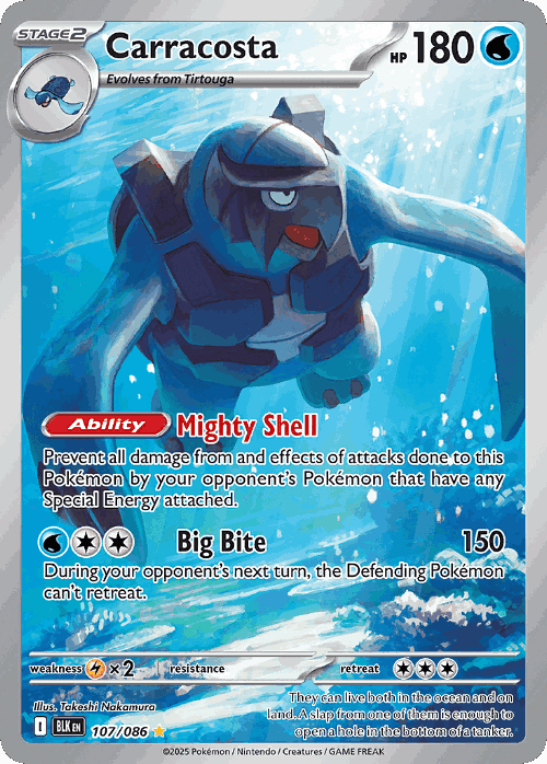 Carracosta 107, Black Bolt