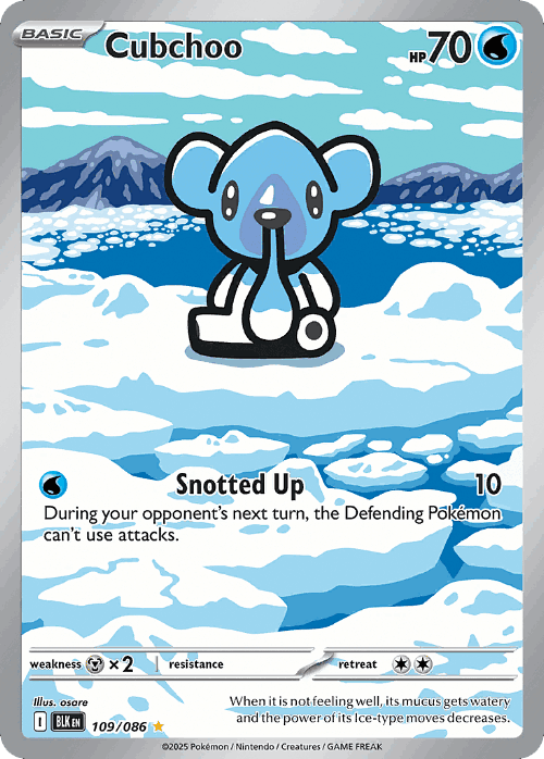 Cubchoo 109, Black Bolt