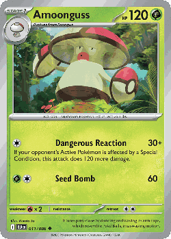 Amoonguss Pokémon TCG card art