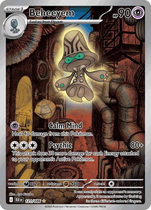 Beheeyem 121, Black Bolt