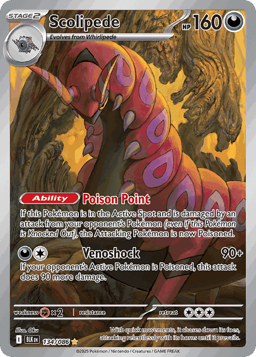 Scolipede 134, Black Bolt