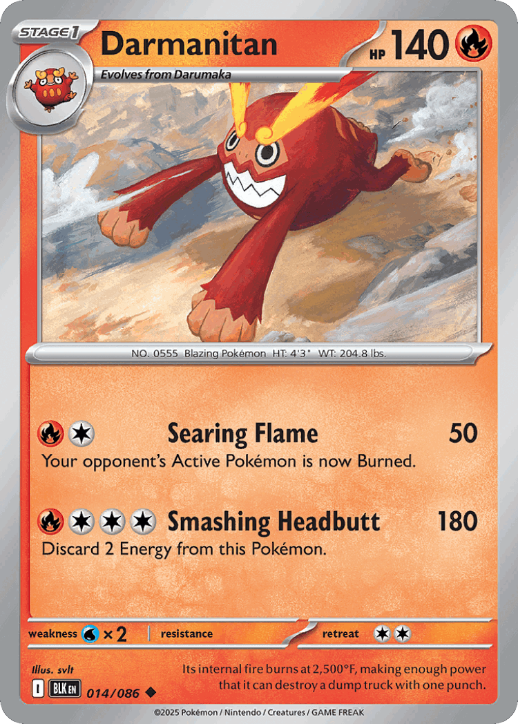 Darmanitan cover card