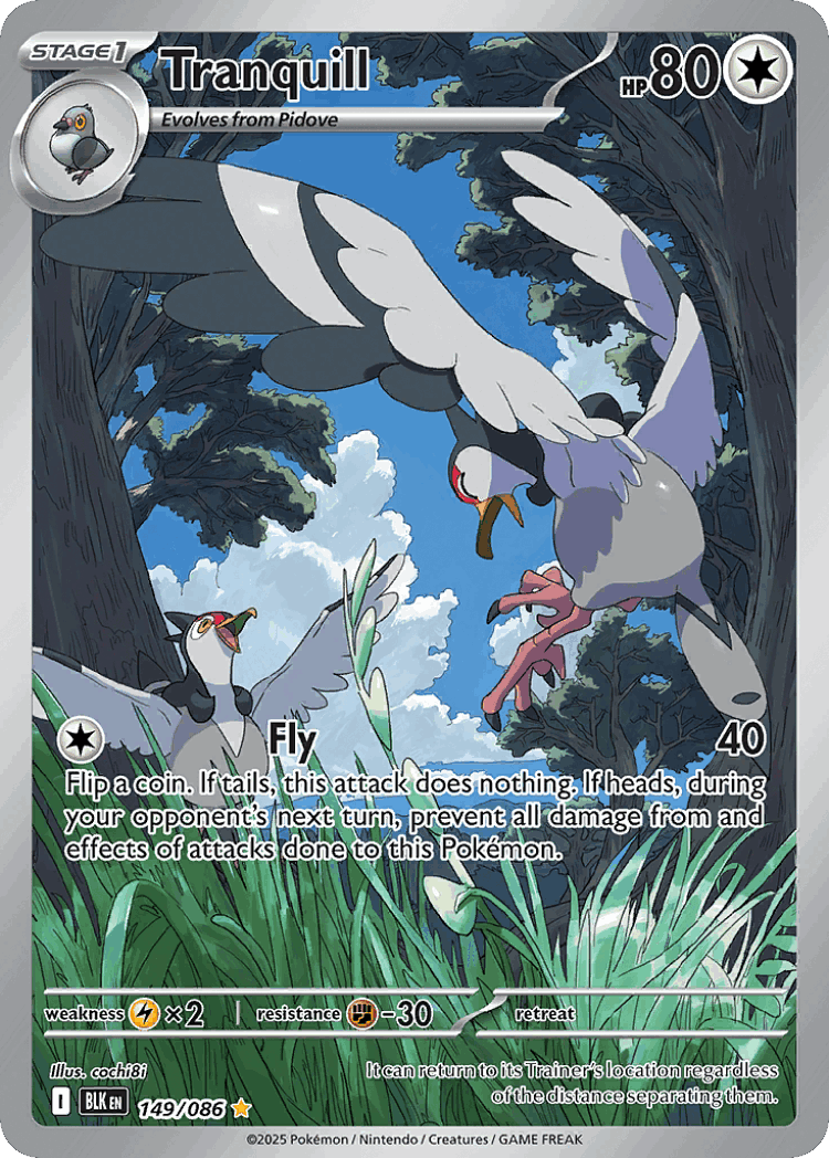 Tranquill #149 from Black Bolt - Illustration Rare - Illustrated by cochi8i
