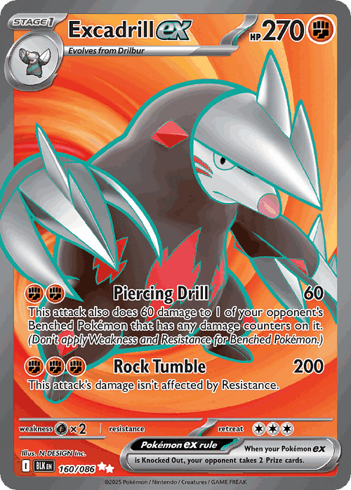 Excadrill ex 160, Black Bolt