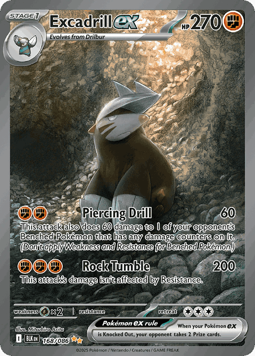 Excadrill ex 168, Black Bolt