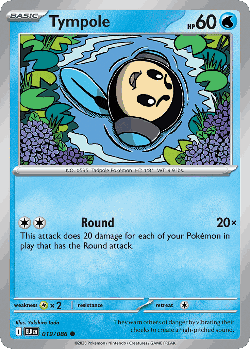 Tympole Pokémon TCG card art