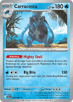 Carracosta Pokémon TCG card art