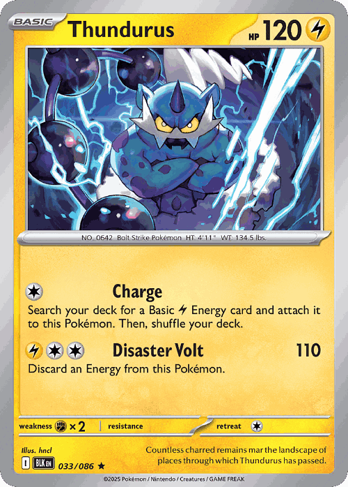Thundurus 33, Black Bolt