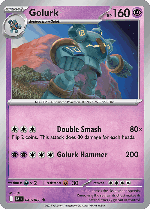 Golurk 43, Black Bolt