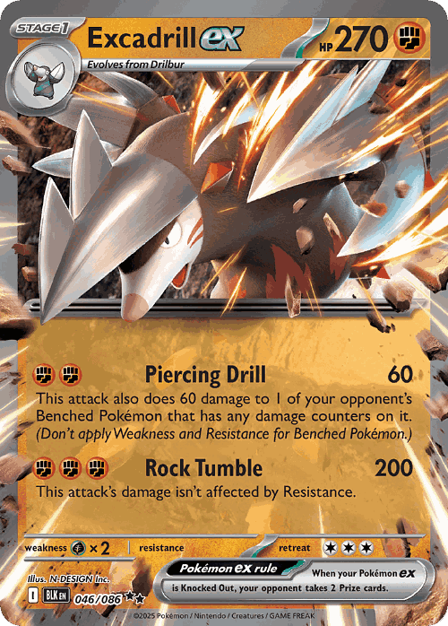Excadrill ex 46, Black Bolt