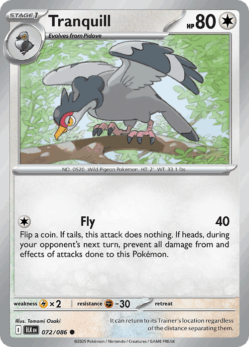 Tranquill 72, Black Bolt
