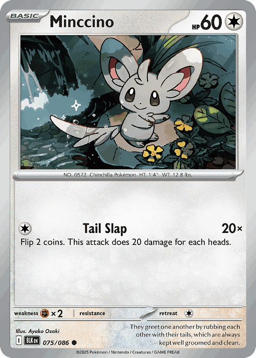 Minccino 75, Black Bolt