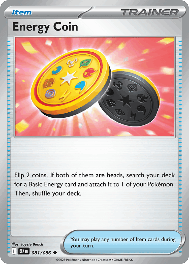 Energy Coin #81 from Black Bolt - Uncommon - Illustrated by Toyste Beach