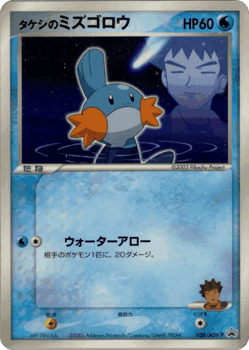 Brock's Mudkip Pokémon TCG card art