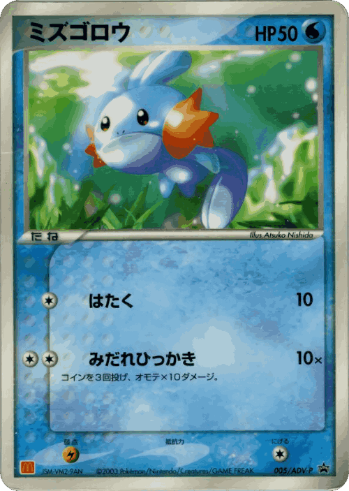 Mudkip Pokémon TCG card art