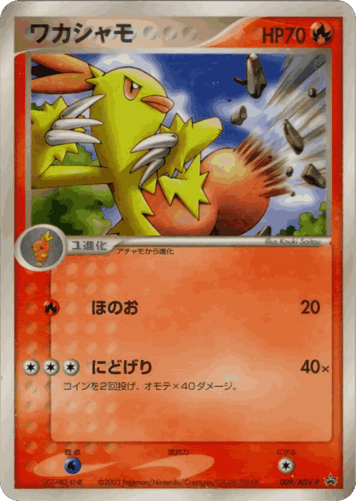 Combusken Pokémon TCG card art