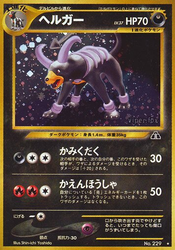 Houndoom Crossing the Ruins... card