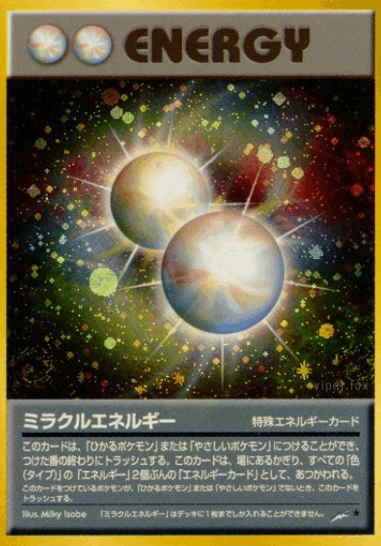 Miracle Energy #113 from Darkness, and to Light... - Rare Holo - Illustrated by Milky Isobe