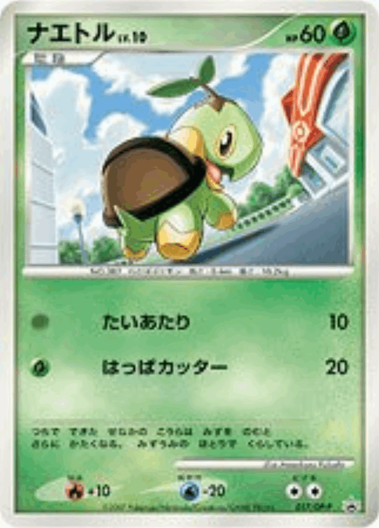 Turtwig #17 from Diamond & Pearl Promos - Promo - Illustrated by Masakazu Fukuda