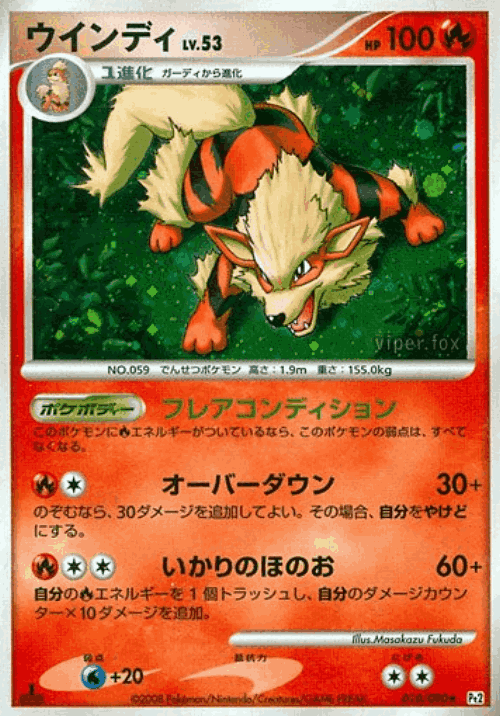 Arcanine Pokémon TCG card art
